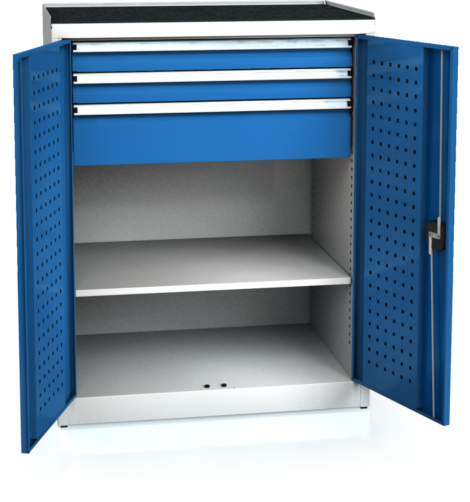 Systemschränke PROFI 1170 x 920 x 600 - Fachböden-Schubladen